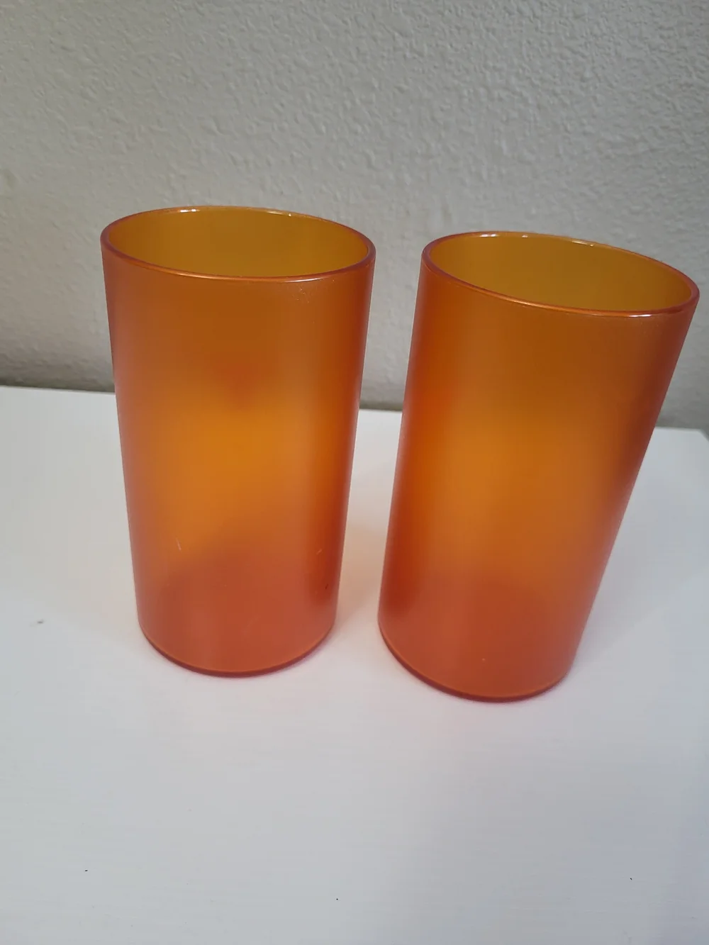University Longhorns Orange Frosted Glass Tumbler Set - 2 Pack